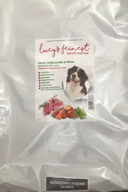 Lucy`s Feinest Adult Lamm mit Süßkartoffel u. Minze 12 kg