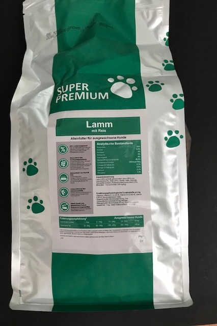 Lucy`s feinest Adult Lamm & Reis 2 kg Super Premium Dog Food
