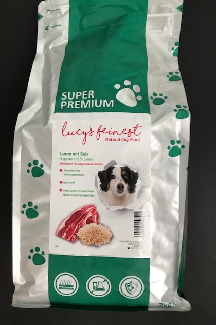 Lucy`s feinest Adult Lamm & Reis 2 kg Super Premium Dog Food